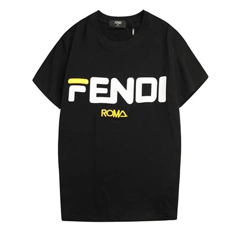 fendi siyah tişört|fendi t shirts.